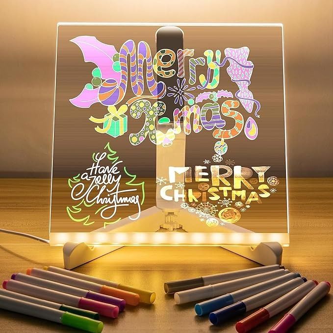 3d Acrylic Writing Board with Pen and Light