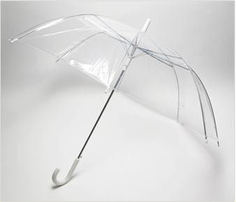 Clear Dome See Through Umbrella Transparent Rain Windproof